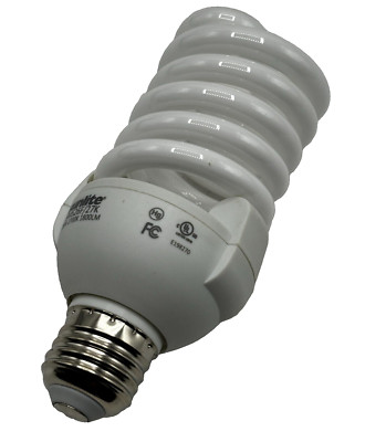 Sunlite SMS26F/27K 26W Super Mini Spiral CFL Light Bulb E26 Base Warm White  