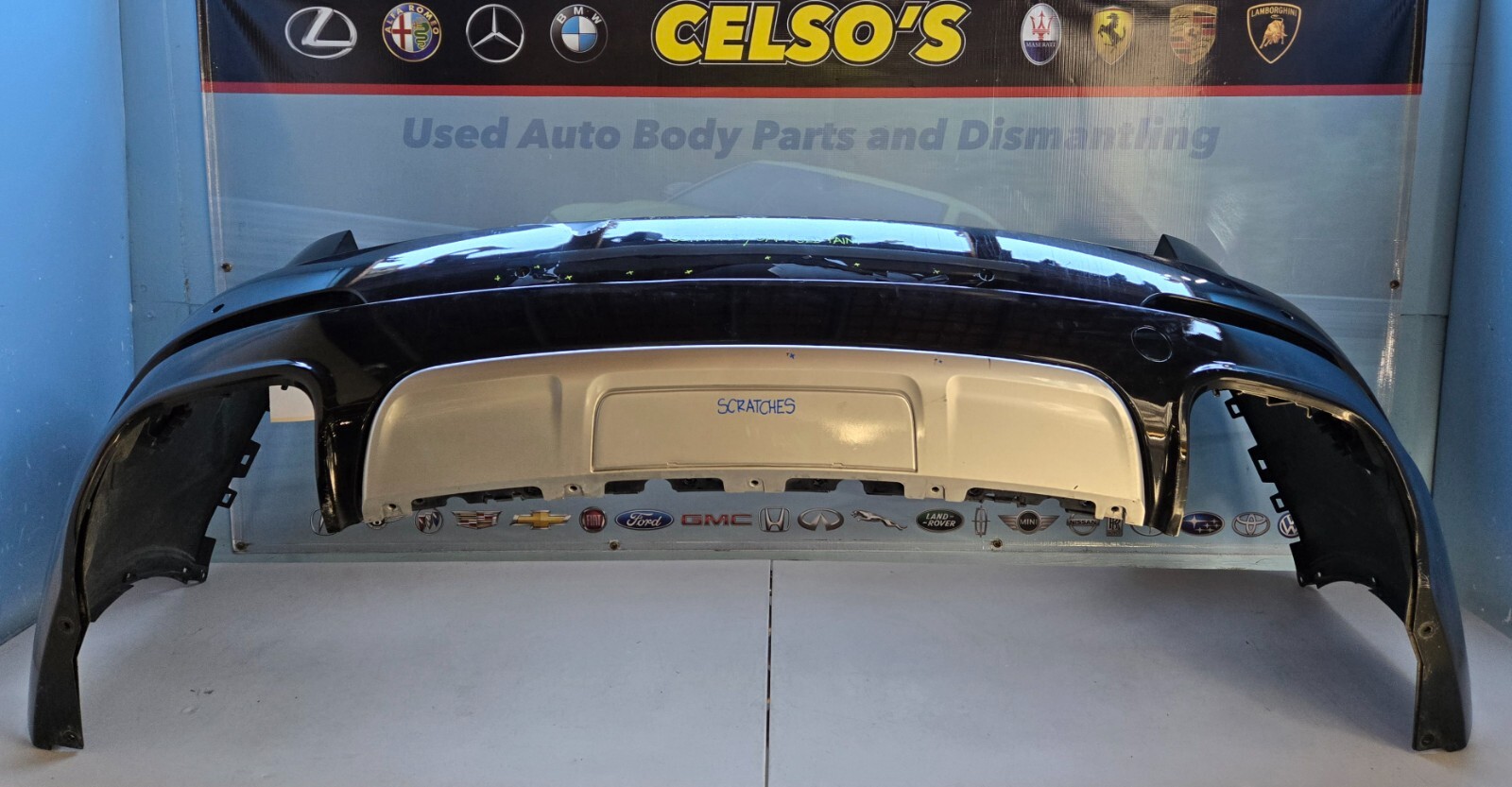 2017 - 2022 MASERATI LEVANTE Q4, SQ4 GRANLUSSO REAR BUMPER COVER OEM USED
