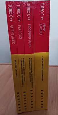 Sealed Lot of 4 Books Turbo C++ Programming  Borland Getting Started