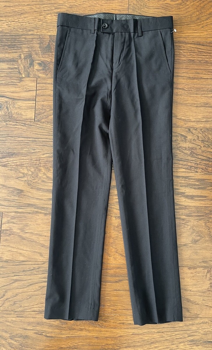 New Isaac Mizrahi Boys Dress Pants Slacks Wool Blend Flat