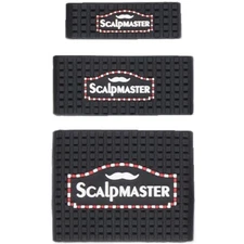 BARBER BEAUTY SALON SCALPMASTER CLIPPER TRIMMER TOOL NON SLIP GRIP SET 3 PC