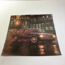 1981 Chevrolet Citation 4-door Hatchback Sedan Car Sale Brochure