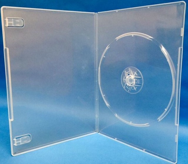 1200 PREMIUM Slimline Super Clear Single DVD Cases Slim 7MM 100 New