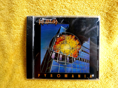 NEW/SEALED DEF LEPPARD PYROMANIA CD! 10 SONGS, NO CRACKS PLASTIC