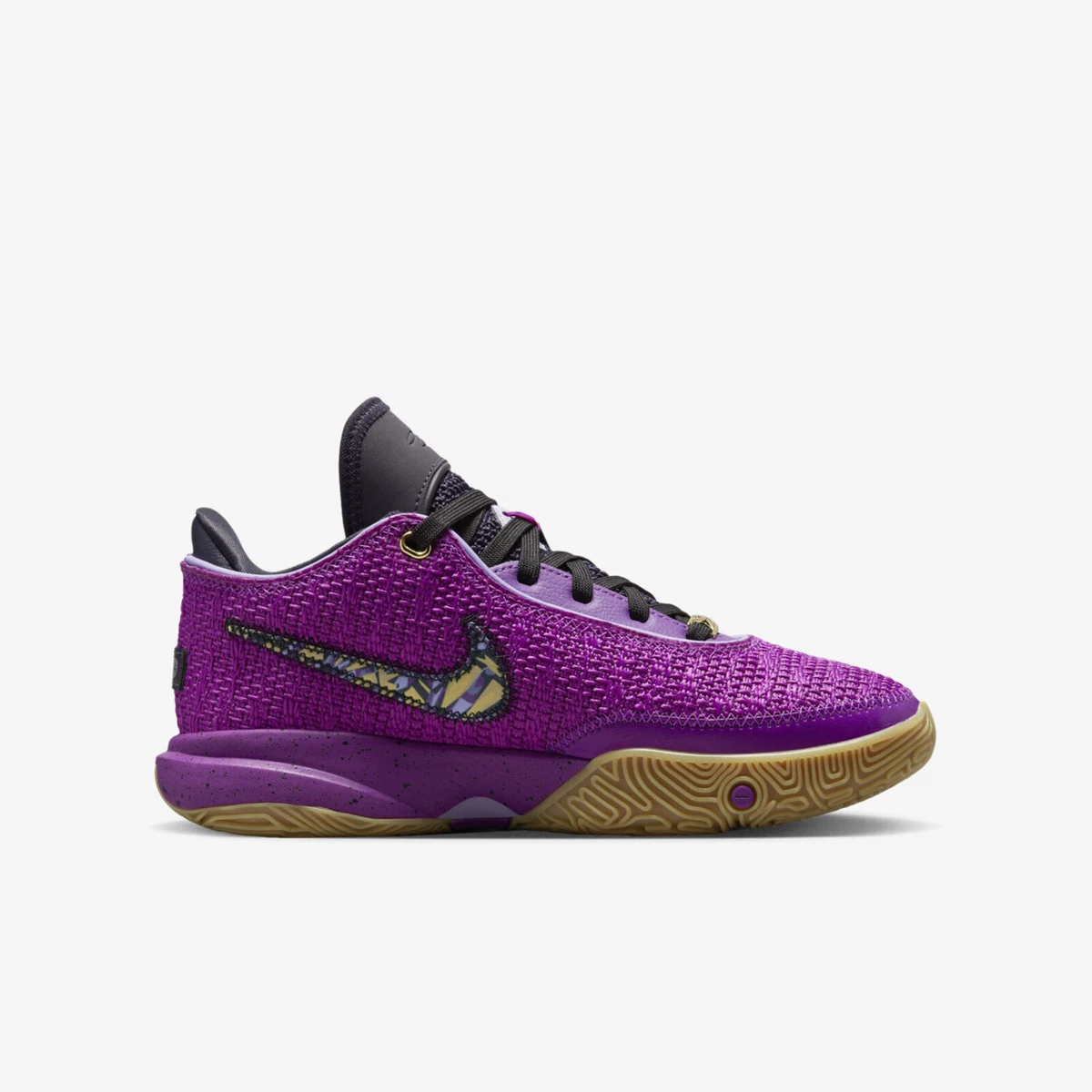 Purple kids basketball best sale shoes