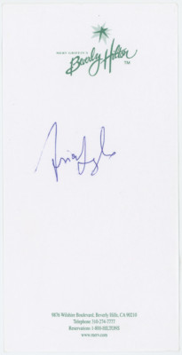 Asia Argento Land Of The Dead Autographed Signed Album Page AMCo COA