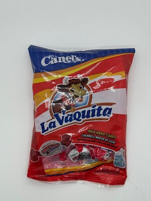 Canel's La Vaquita  CARAMELO   butterscotch flavor mil hard candy  peg bag  4oz