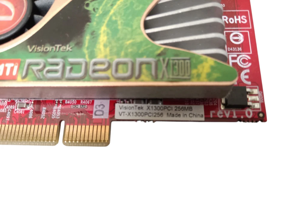 ATI VISIONTEK 256MB RADEON X1300 PCI VIDEO CARD With DMS-59 AND S-Video - Image 4 of 4