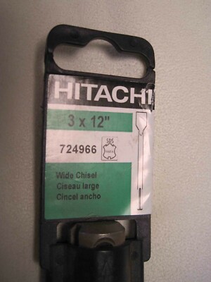Hitachi 724966 SDS Max 3 inch x 12 inch Scaling Hammer Chisel | eBay