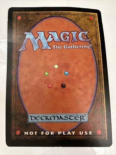 MTG Magic: The Gathering - Oversized Shivan Dragon Promo Card Deckmaster - Picture 2 of 2