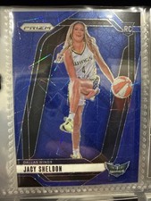 Panini 2024 Prizm WNBA Blue Prizm Rookie Jacy Sheldon #141 Dallas Wings Card