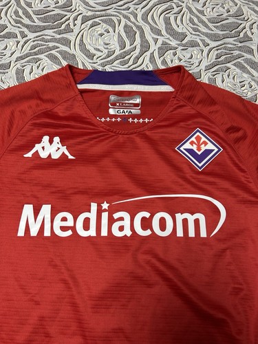 Maglia Calcio Fiorentina Kappa Mediacom Numero 1 Terracciano XL Firmata Signed - Foto 2 di 10
