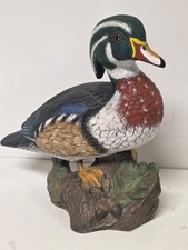 Ceramic Wood Duck Figurine