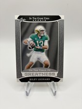 2024 Leaf In The Game On The Verge of Greatness Silver Riley Leonard #VG-47 RC
