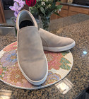 Alfani Men’s Suede Slip-On Casual Shoes Memory Foam Perforated Beige 12 — photo 1