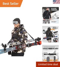 Family Essential Ski Strap Pole Carrier - Hands-Free Convenience for All Ages