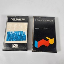Foreigner Lot of 2 Cassettes Tapes Agent Provocateur Double Vision
