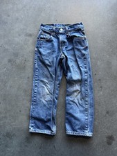 Vintage 90s Levi s 505 Youth Kids Faded Size 8 Distressed