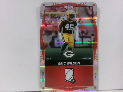 2025 Uno Elite CORE RED FOIL #187 ERIC WILSON PACKERS