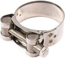 1Pc Stainless Steel Exhaust Clamp Replacement Exhaust Clamp Motorcycle Water Hos