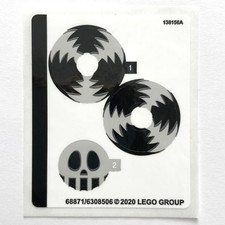 LEGO STICKER SHEET 75549 Unstoppable Bike Chase Decals Minions The Rise Of Gru