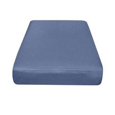 IDEAhome Jersey Knit Cot Fitted Sheet 75" x 33" with 8" Deep Pocket, Suitable...