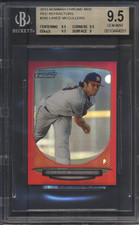 2013 Bowman Chrome Mini Red Refractors /10 Lance McCullers BGS 9.5 e10