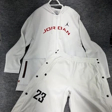 Vintage 2004 Air Jordan Jumpman Warm Up Hoodie w/Tear Away Pants - Size 2XLarge