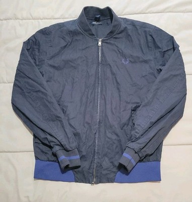 Fred Perry Bomber Jacket jacket blue M Medium  Retro Lightweight Mens