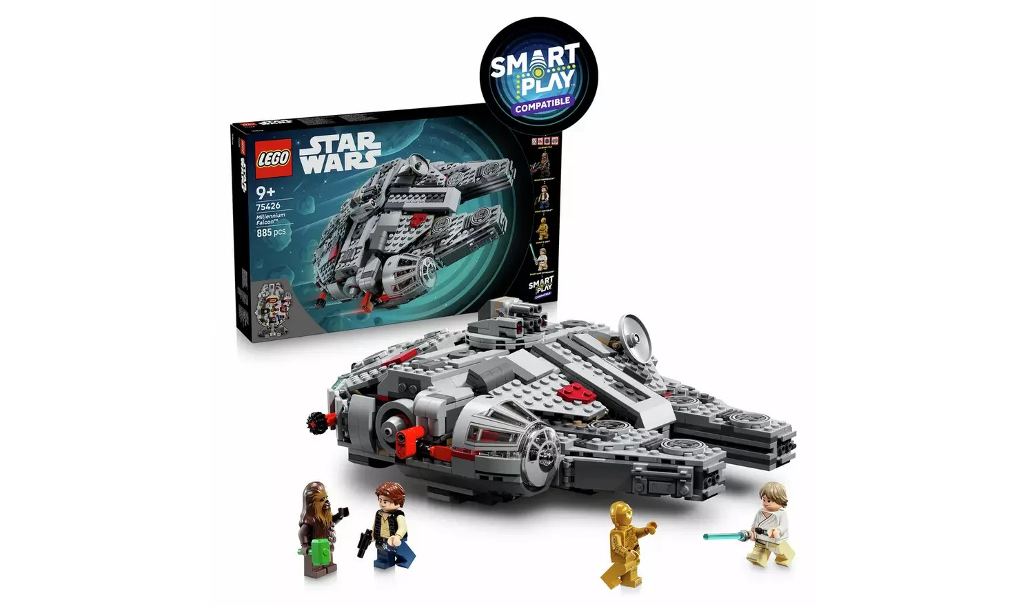 LEGO SMART Play 75426 Star Wars: Millennium Falcon Age 9+ 885pcs - Image 2