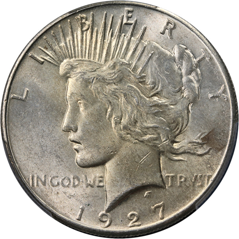 1927-P Peace Dollar PCGS MS61 Nice Strike