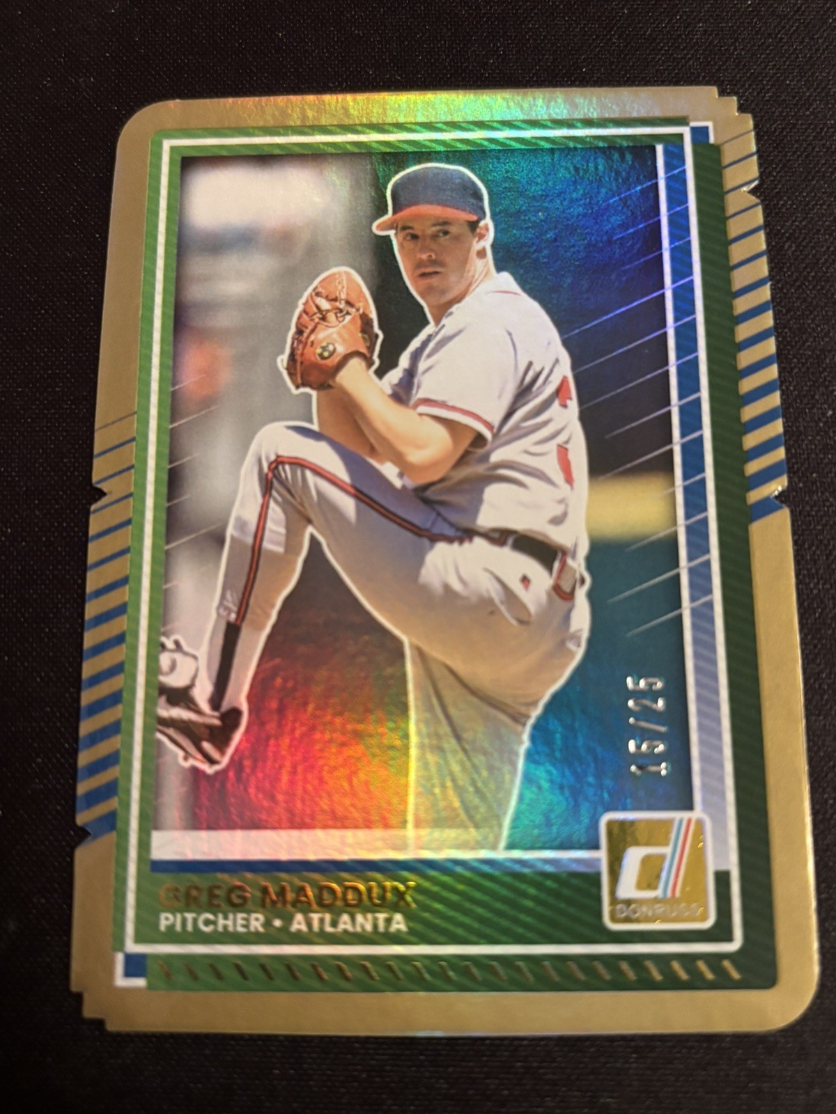 2025 Panini Donruss - Greg Maddux #9 Gold Die-Cut /25