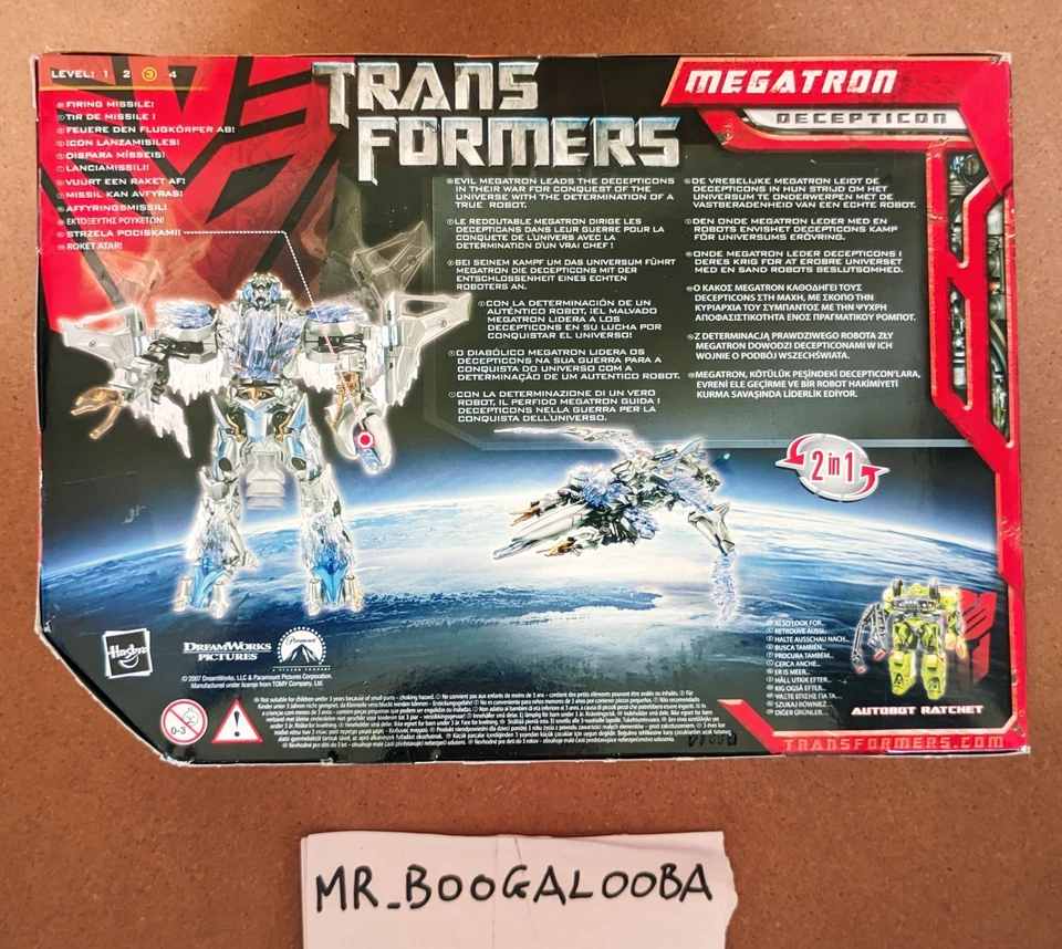 Transformers 2007 Movie Voyager Megatron MISB - Immagine 3 di 4