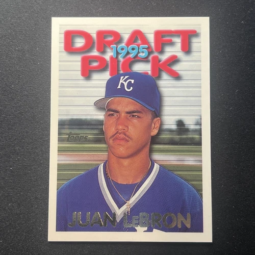 Carlos Beltran RC Error "Juan LeBron" 1995 Topps Draft Pick Kansas City Royals