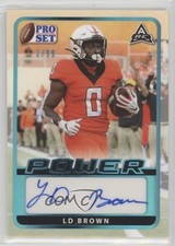 2021 Leaf Pro Set Power Base Platinum Spectrum Foil /99 LD Brown Auto nd3