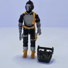 Vintage 1986 GI Joe Cobra BAT Battle Android Trooper Incomplete Figure w/ Pack