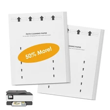 15-Pack Letter Size Printer Cleaning Sheets for Laser and Inkjet Copier