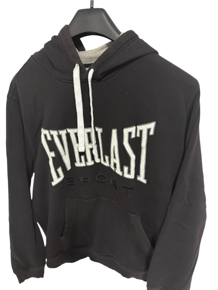 Everlast бокса Sport Athletic пуловер черный толстовка с капюшоном размер 2XL вышитый - Изображение 2 из 4