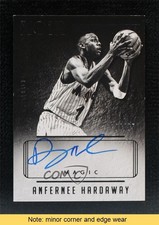 2014-15 Panini Noir Signature Black & White 4/35 Anfernee Hardaway Auto READ 3z3