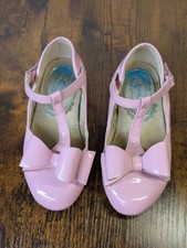 JOYFOLIE Girls Vivian T-strap Flats in Pink Patent Leather Sz 10