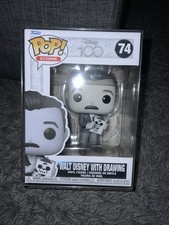 Funko Pop! Vinilo: Disney 100 - Walt Disney con dibujo #74