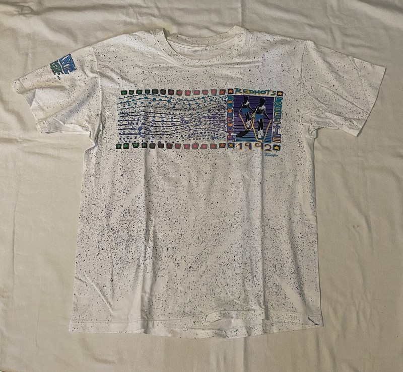 Vintage 1992 Double Dutch Freestyle Competition Red joys Atlantic Design Shirt