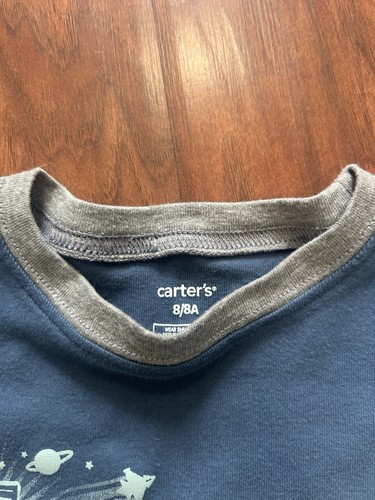Boys Snug Fit Carter’s Pajamas Size 8 - Picture 3 of 3