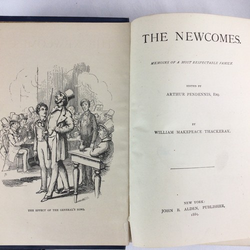 William Thackeray ~ Antique 1885 HC Lot x 5 (Library Edition, John B. Alden) - Picture 10 of 13