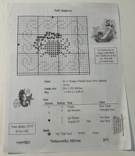 FREE SHIP! Praiseworthy Stitches by Crab Elegance Cross Stitch Pattern