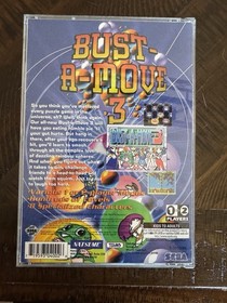 Bust-A-Move 3 Sega Saturn Complete w/ Disc, Manual & Reg Card - Tested & Working
