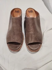 Sofft Aneesa Brown Camel Mule Size 9 NEW