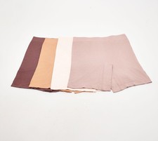 Breezies Comfort Breeze Set of 4 Seamless Long Leg Panties Tonal S New