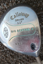 43.5 IN LADIES CALLAWAY BIG BERTHA 11 DEG DRIVER GOLF CLUB W NEW GOLF PRIDE GRIP