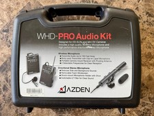 Azden WHD-PRO Wireless/Shotgun Microphone Audio Kit for DSLR Black 
